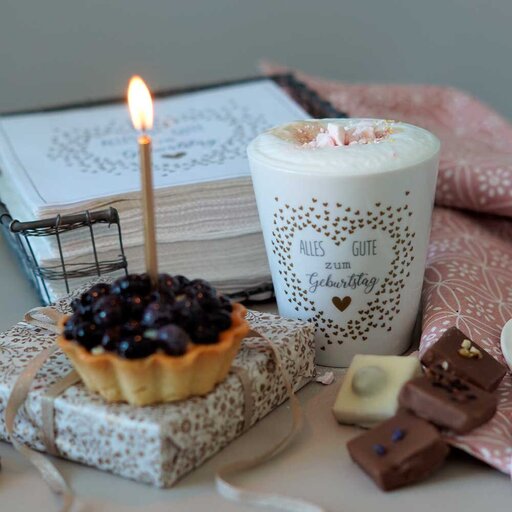 Impressionen zu Krasilnikoff Happy Mug, Becher Alles Gute zum Geburtstag, Bild 1
