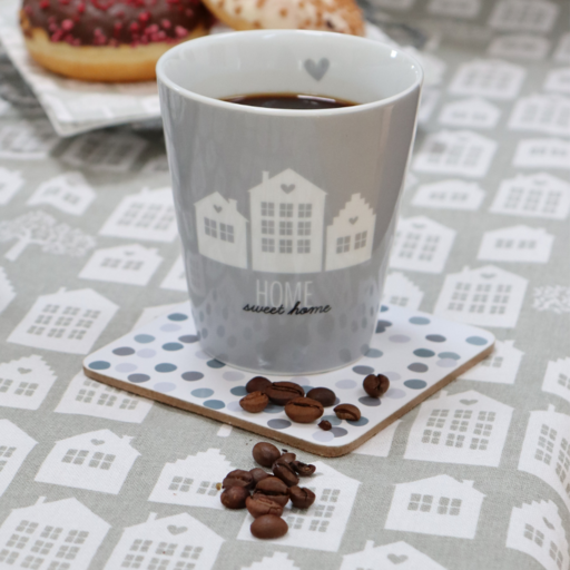 Impressionen zu Krasilnikoff Happy Mug Becher Home sweet home, Bild 1