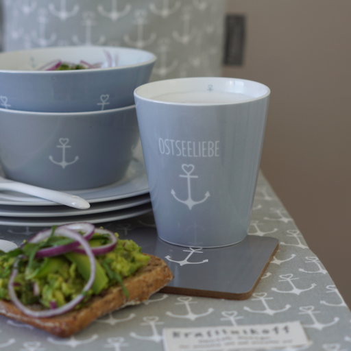 Impressionen zu Krasilnikoff Happy Mug Becher Ostseeliebe, Bild 1