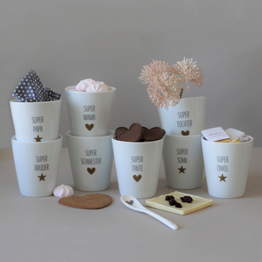 Impressionen zu Krasilnikoff Happy Mug Becher Super, Bild 1