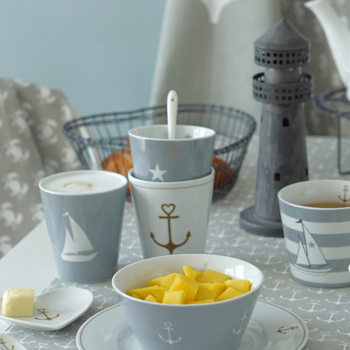 Impressionen zu Krasilnikoff Happy Mug Boat Silhouette, Bild 1