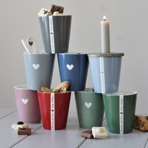 Impressionen zu Krasilnikoff Happy Mug Colourful Heart, Bild 5