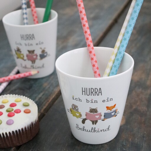 Impressionen zu Krasilnikoff Happy Mug Ich bin ein Schulkind, Bild 1