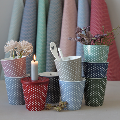 Impressionen zu Krasilnikoff Happy Mug Micro Dots Becher, Bild 3
