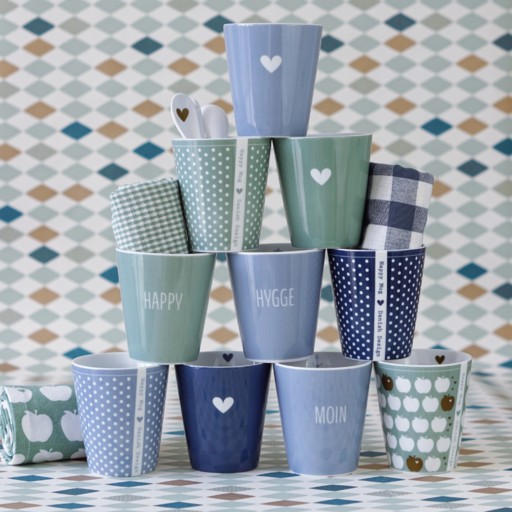 Impressionen zu Krasilnikoff Happy Mug Micro Dots Becher, Bild 4
