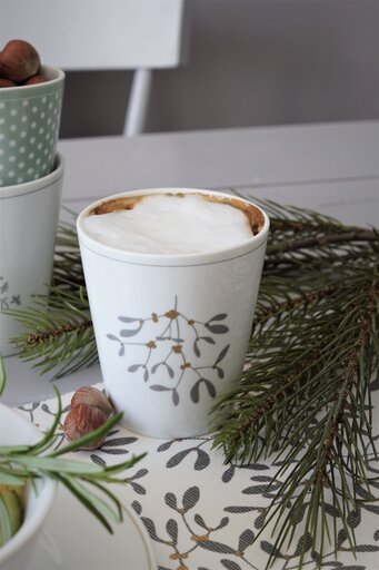 Impressionen zu Krasilnikoff Happy Mug Mistletoe, Bild 1