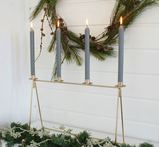 Impressionen zu Krasilnikoff Kerzenhalter Advent 2er Set, Bild 1