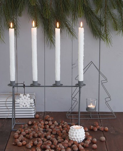 Impressionen zu Krasilnikoff Kerzenhalter Advent 2er Set, Bild 2