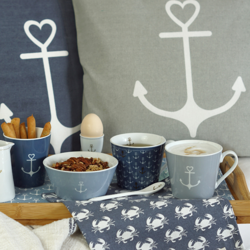 Impressionen zu Krasilnikoff Tasse Happy Cup Anchor, Bild 1
