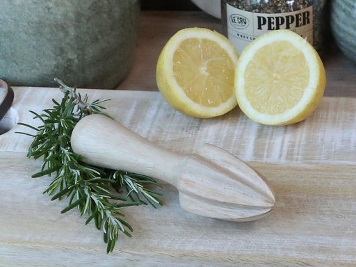Impressionen zu Chic Antique Laon Zitronenpresse aus Mangoholz, Bild 1