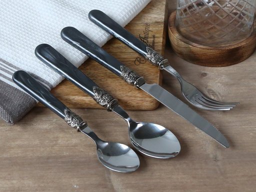 Impressionen zu Chic Antique Linas Besteck mit Silber Deko, Bild 1