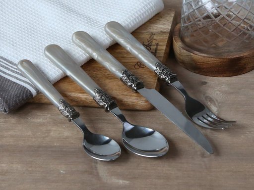 Impressionen zu Chic Antique Linas Besteck mit Silber Deko, Bild 2