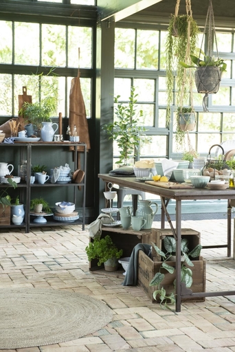 Impressionen zu IB Laursen Markttisch Unika aus Holz mit Metallgestell, Bild 5