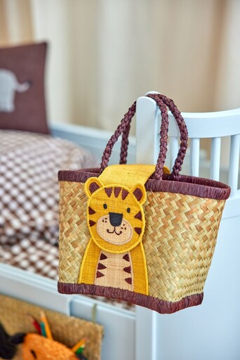 Impressionen zu RICE Kleine Raffia Kindertasche, Bild 1
