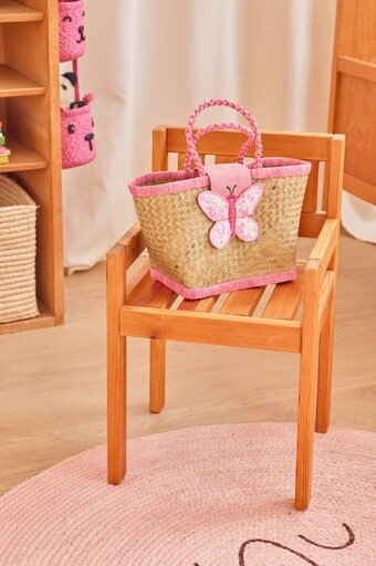 Impressionen zu RICE Kleine Raffia Kindertasche, Bild 3