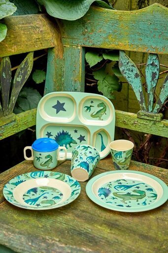 Impressionen zu RICE Melamin Becher Dinosaurs Print, Bild 1