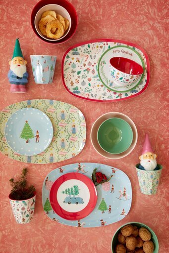 Impressionen zu RICE Melamin Teller Xmas Angel Print, Bild 1