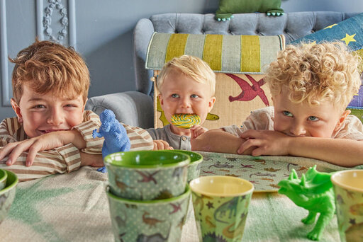 Impressionen zu RICE Melamin Becher New Dino Print, Bild 1