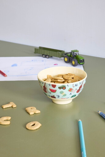 Impressionen zu RICE Melamin Kinder Schale ABC, Bild 3