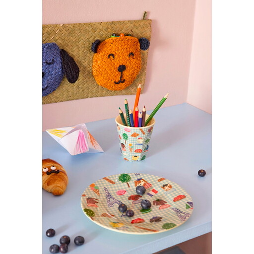 Impressionen zu RICE Melamin Becher Kids in Paris Medium, Bild 1