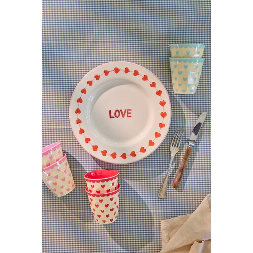 Impressionen zu RICE Melamin Becher Favorite Hearts - Medium - 6er-Pack, Bild 1