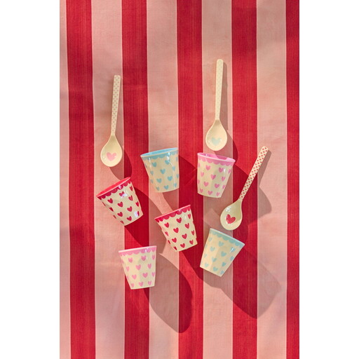 Impressionen zu RICE Melamin Espressobecher Favorite Hearts - 6er-Set, Bild 2
