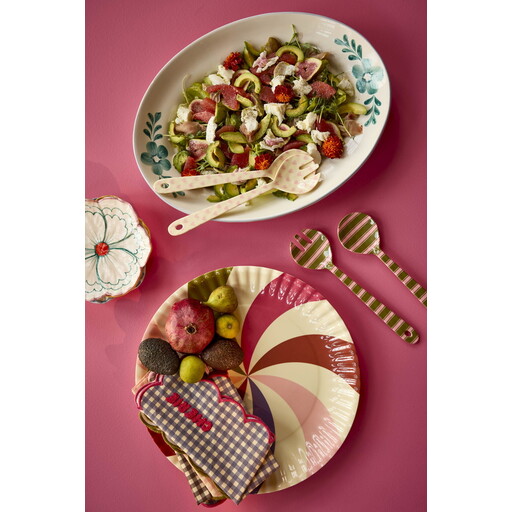 Impressionen zu RICE Melamin Salatbesteck - Farbenfrohe Muster, Bild 1