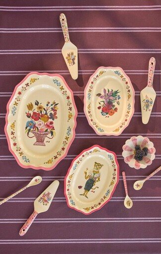 Impressionen zu RICE Melamin Servierschale Vintage Nathalie Lété, Bild 1