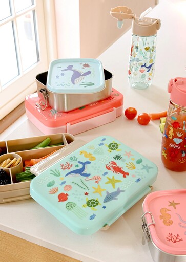 Impressionen zu RICE Plastik Brotdose Ocean Print, Bild 1