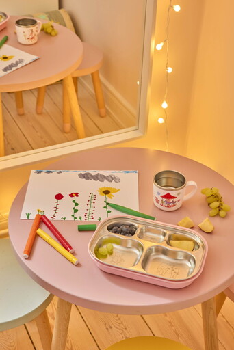 Impressionen zu RICE Edelstahl Babybecher Kinderbecher Fun Fair mit Henkel, Bild 4