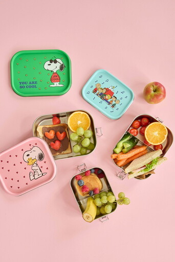 Impressionen zu RICE Kleine Lunchbox Brotdose für Kinder mit Snoopy Print, Bild 1