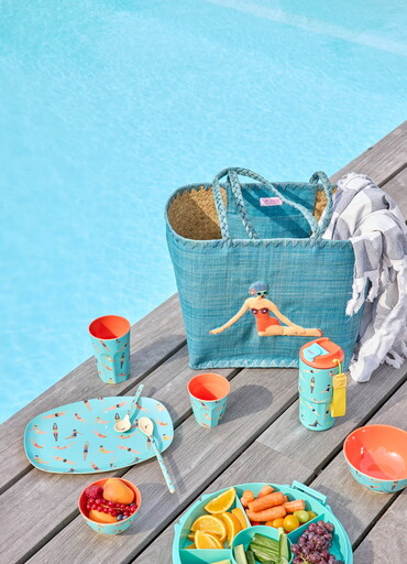 Impressionen zu RICE Edelstahl Thermobecher – Retro Swimster Print, Bild 1