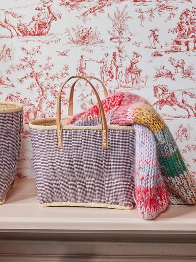 Impressionen zu RICE Tasche aus Bast mit Henkel, Bild 7