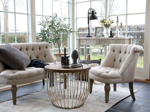 Impressionen zu Chic Antique Shabby Sofatisch mit Holzdeckel 2er Set, Bild 3