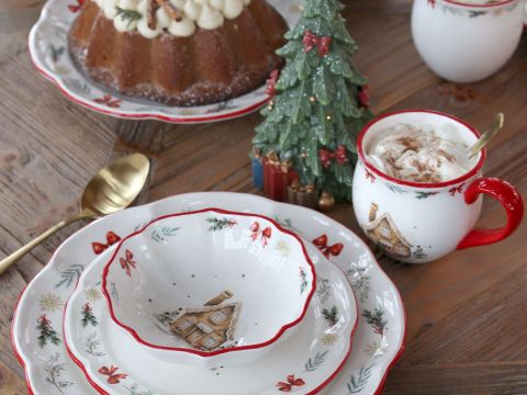 Chalet de Noël Geschirr