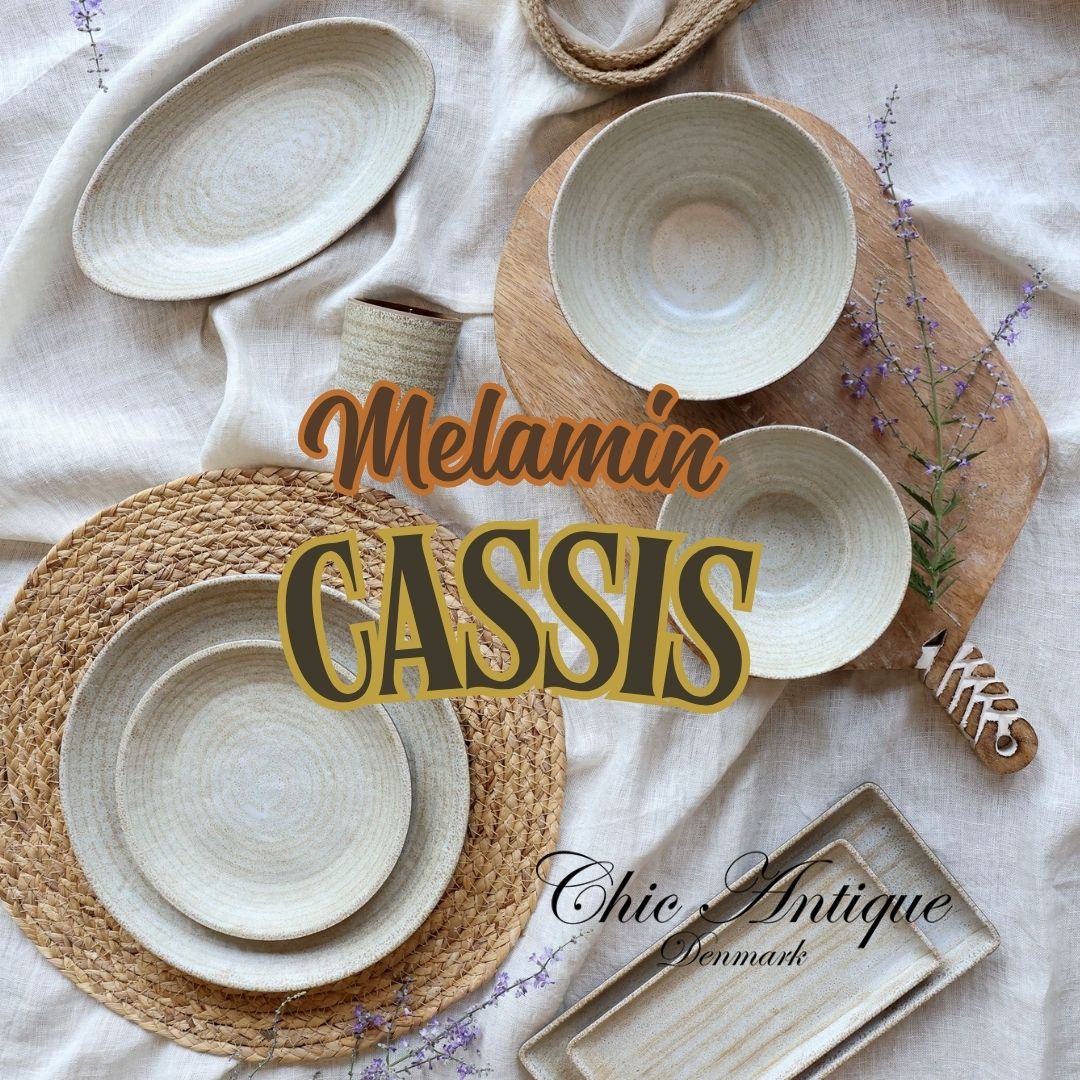 Chic Antique Cassis Melamin Geschirr Camping Steingutoptik