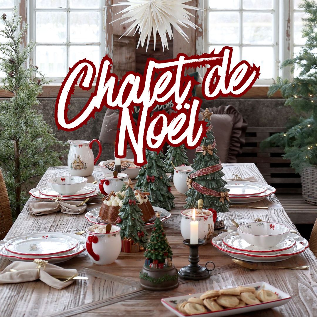Chic Antique Chalet de Noël Weihnachtsgeschirr