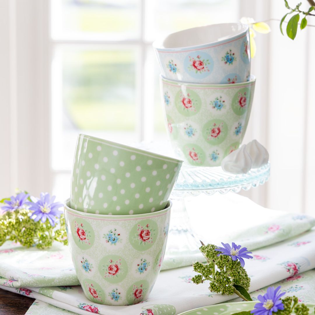 Greengate Tassen, Becher und Lattecups