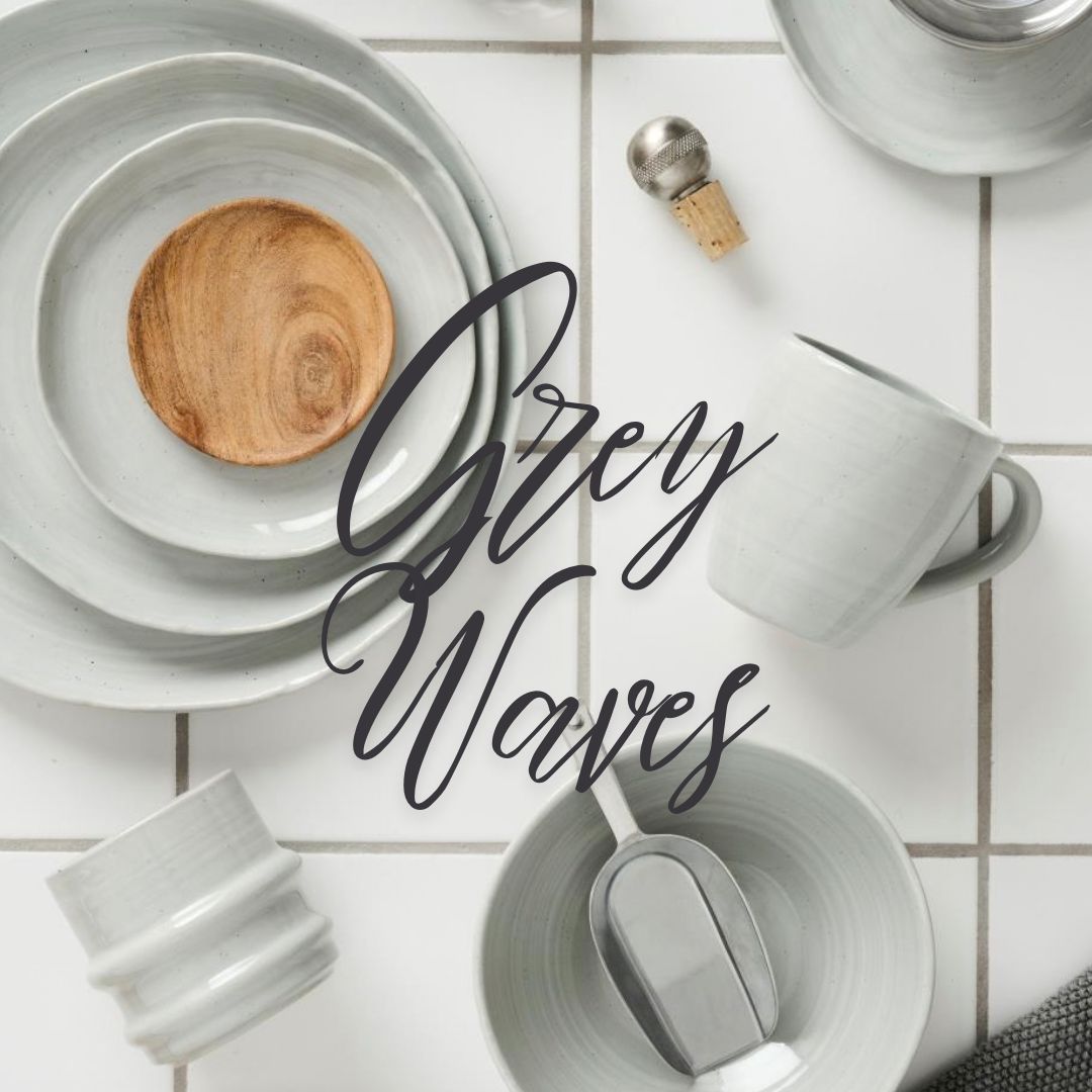 IB Laursen Grey Waves Geschirr