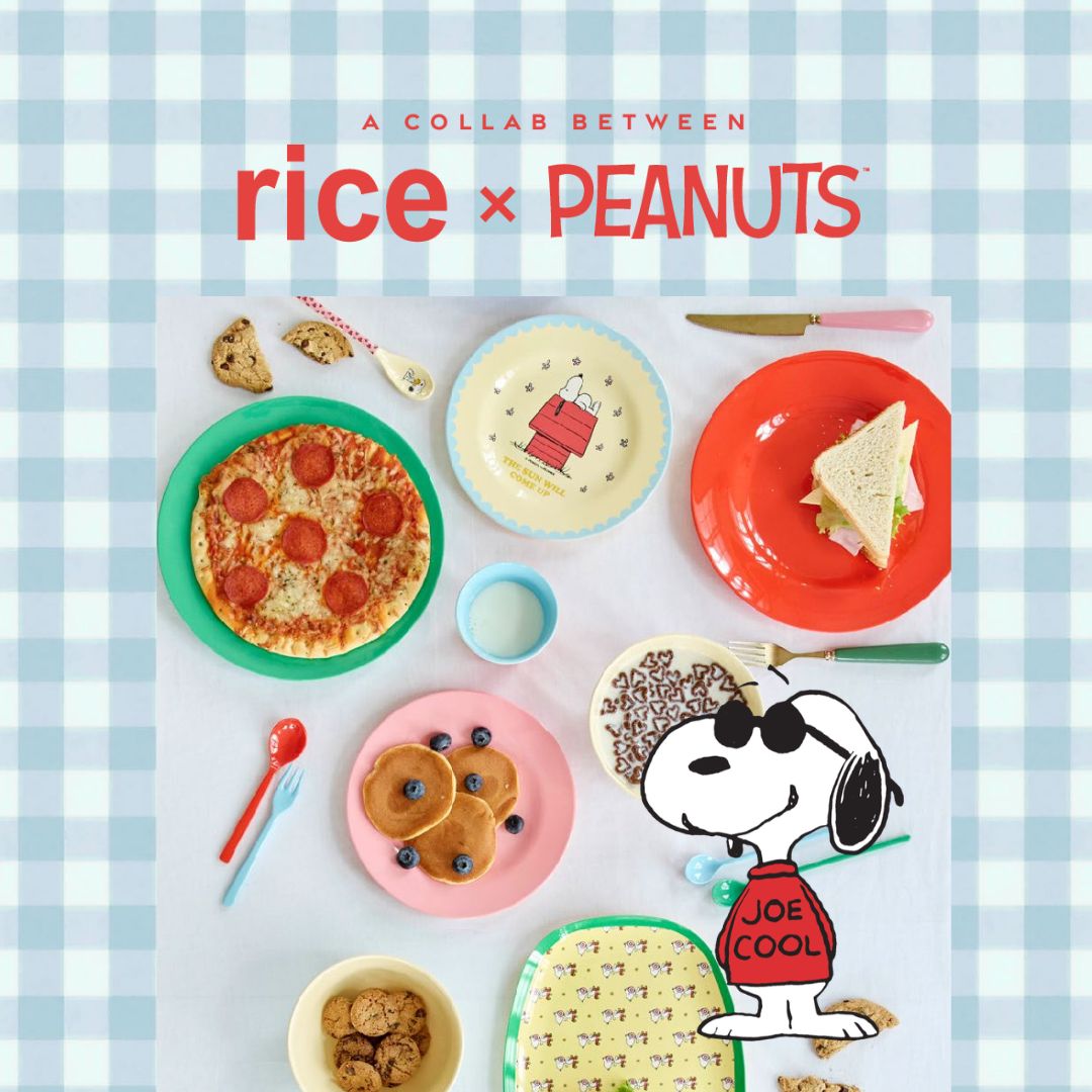 rice Snoopy Peanuts Kindergeschirr Melamin