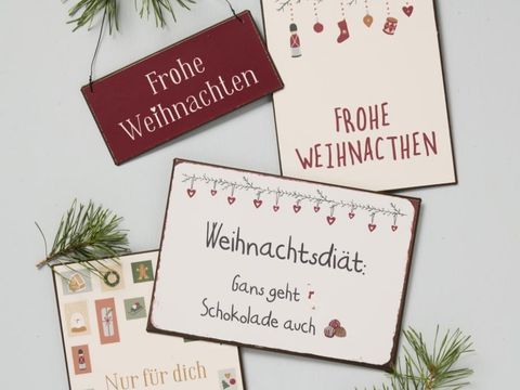 Schilder, Metallschilder