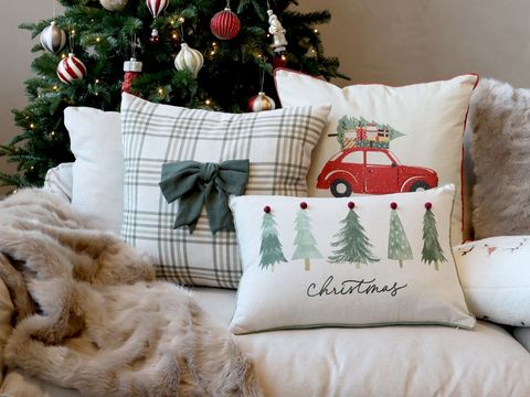 Weihnachtliche Wohntextilien