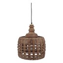 Lampe aus Rattangeflecht 2