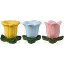 IB Laursen Kerzenhalter Set Blume 3er
