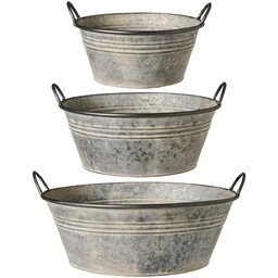 IB Laursen Pflanzkübel-Set Urban Garden 3-teilig