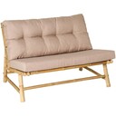 Loungesofa aus Bambus mit Polster