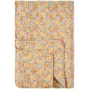 Quilt Blumenwiese Gelb – Skandinavische Baumwolldecke