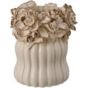 IB Laursen Vase Weiße Rose glasiert