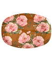 Rechteckiger Melamin Teller Floral Fiesta Rose