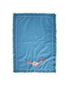 Geschirrhandtuch Flower Vine Blau aus Baumwolle
